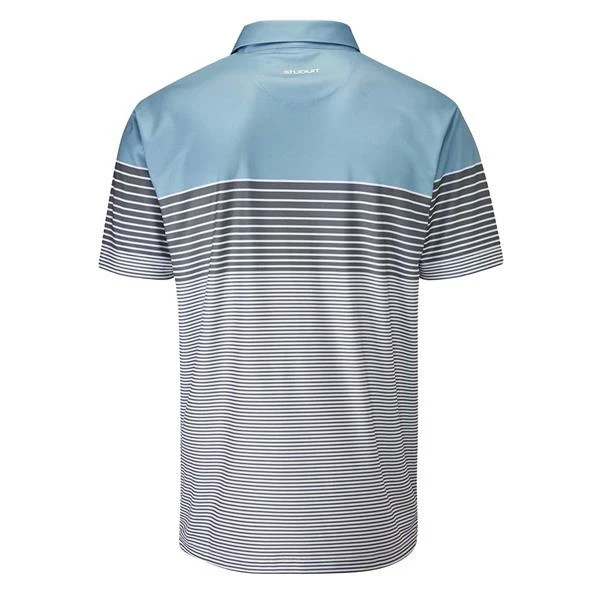 Stuburt Gents Highland Polo Shirt Mountain - Slate Grey - Image 2