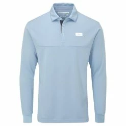 Stuburt Gents Sport Tech Long Sleeve Polo Shirt Chamray