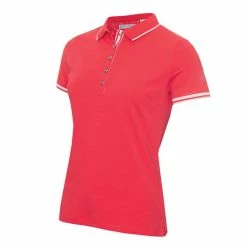 Green Lamb Ladies Ella Club Polo Shirt Strawberry
