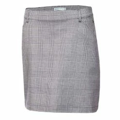 Green Lamb Ladies Kendra Check Skort Navy - White