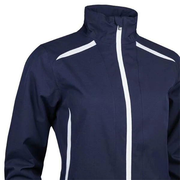 Sunderland Killy Ladies Waterproof Jacket Navy - White - Image 2