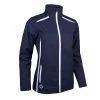 Sunderland Killy Ladies Waterproof Jacket Navy - White