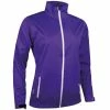Sunderland Ladies Tech-Lite Waterproof Jacket Purple - White