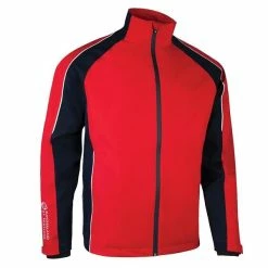 Sunderland Gents Vancouver Waterproof Pro Jacket Red - Navy - White