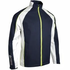 Sunderland Gents Vancouver Waterprrof Pro Jacket Navy - White - Citrus