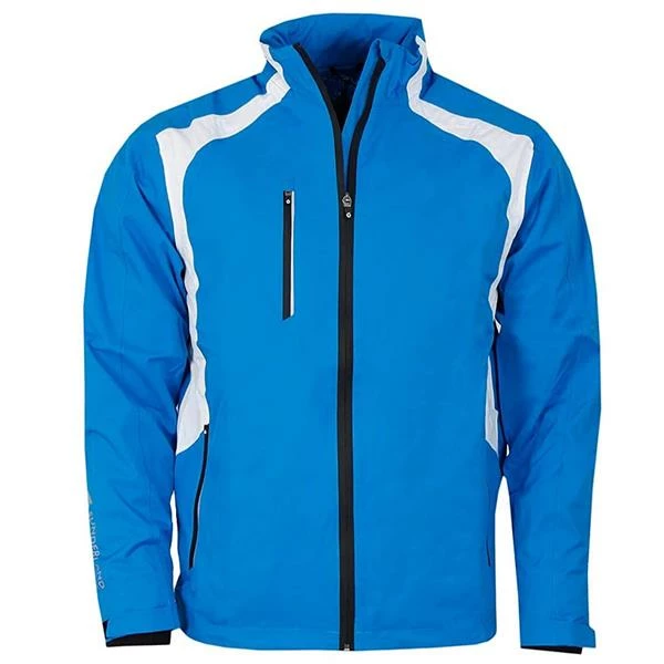 Sunderland Gents Waterproof Valberg Jacket Lightning Blue - White - Black